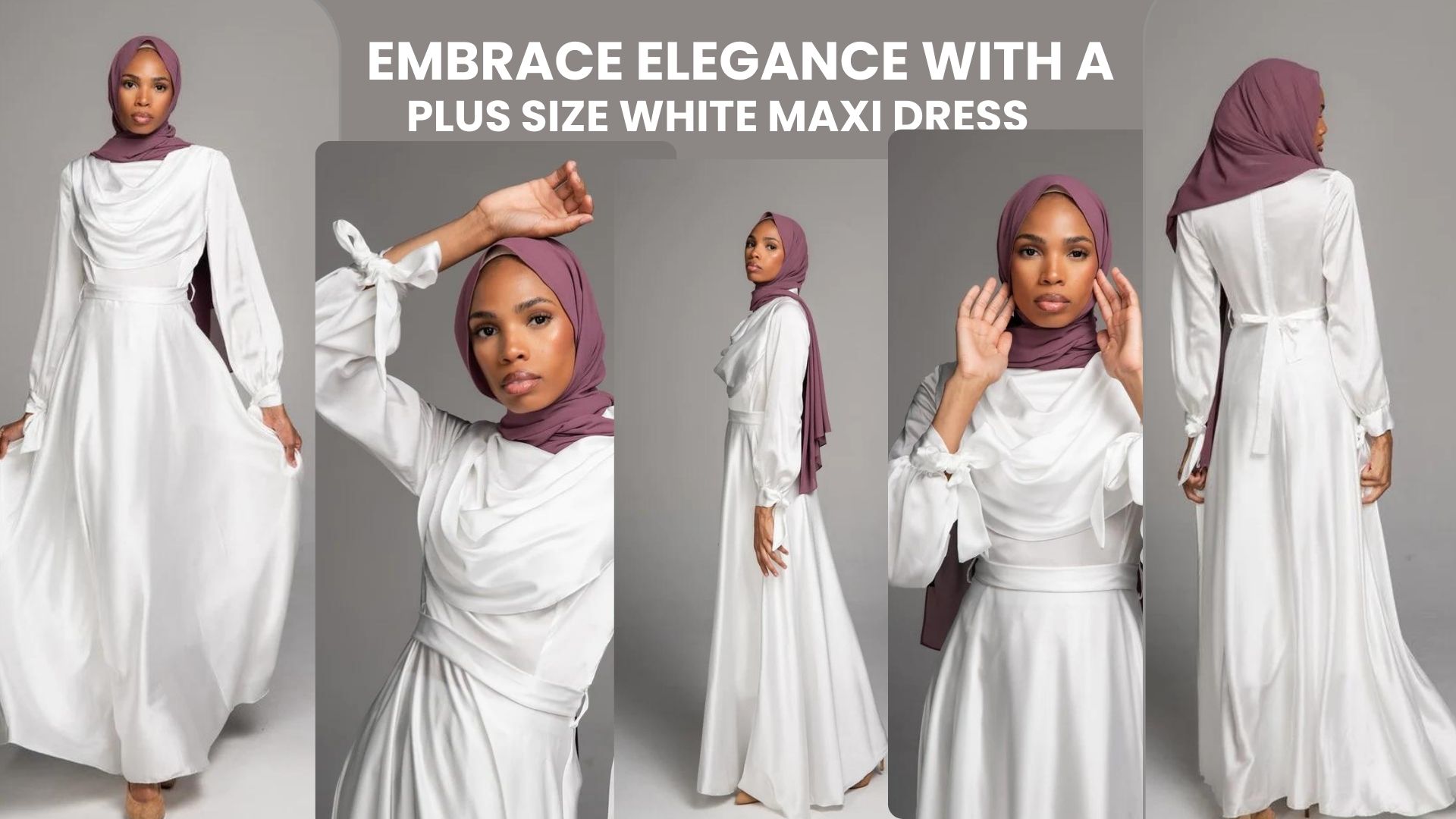 Embrace Elegance with a Plus Size White Maxi Dress