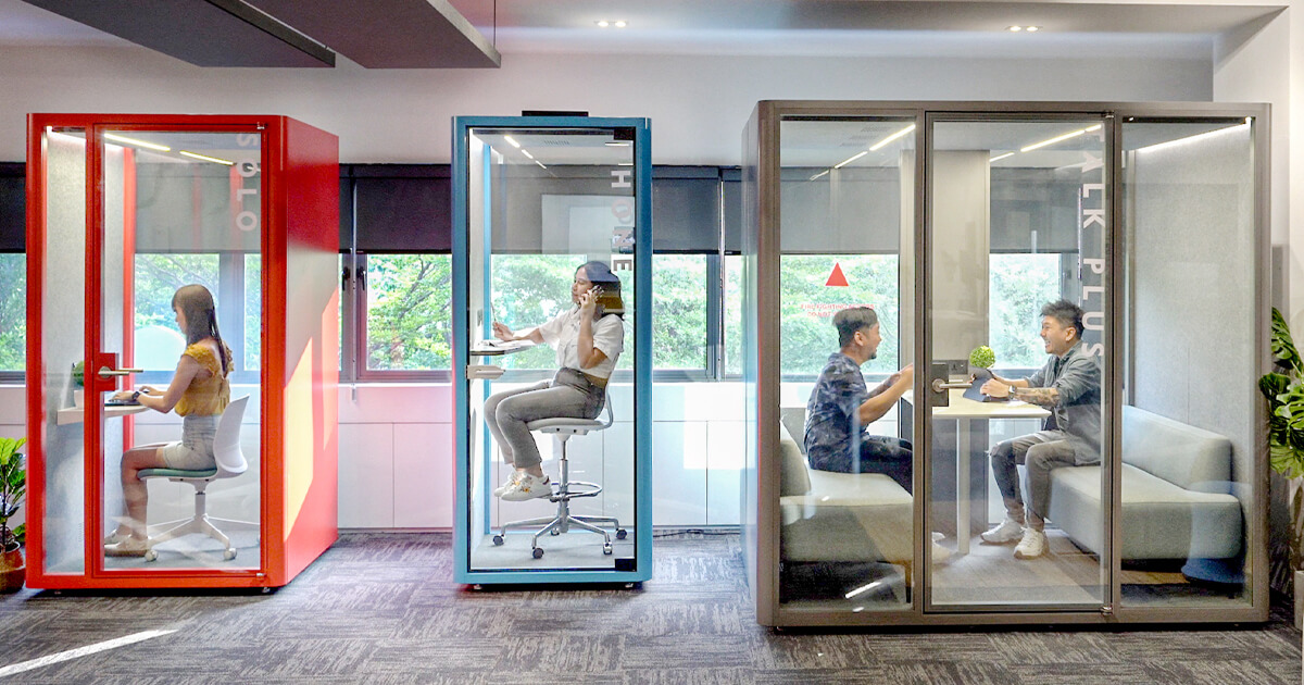 Maximize Concentration with Our High-Performance Soundproof Office Pods
